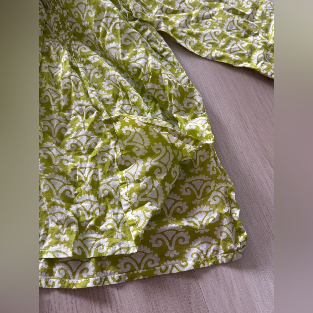 Roberta Roller Rabbit Patterned Pleated Tunic Lim… - image 5